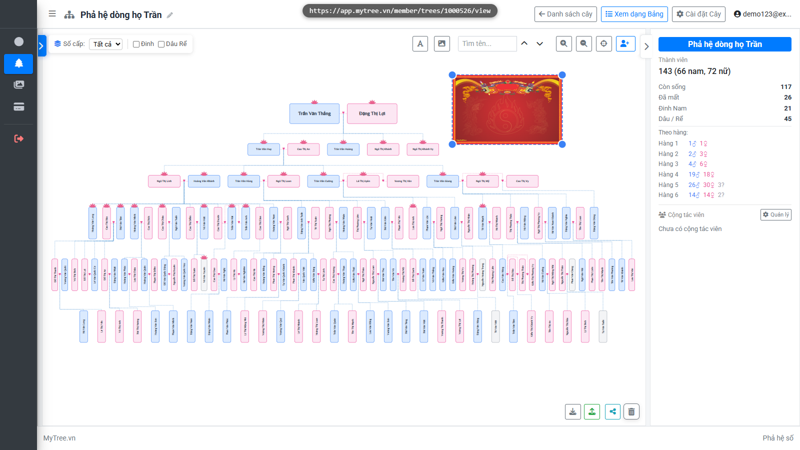 Giao diện MyTree 7