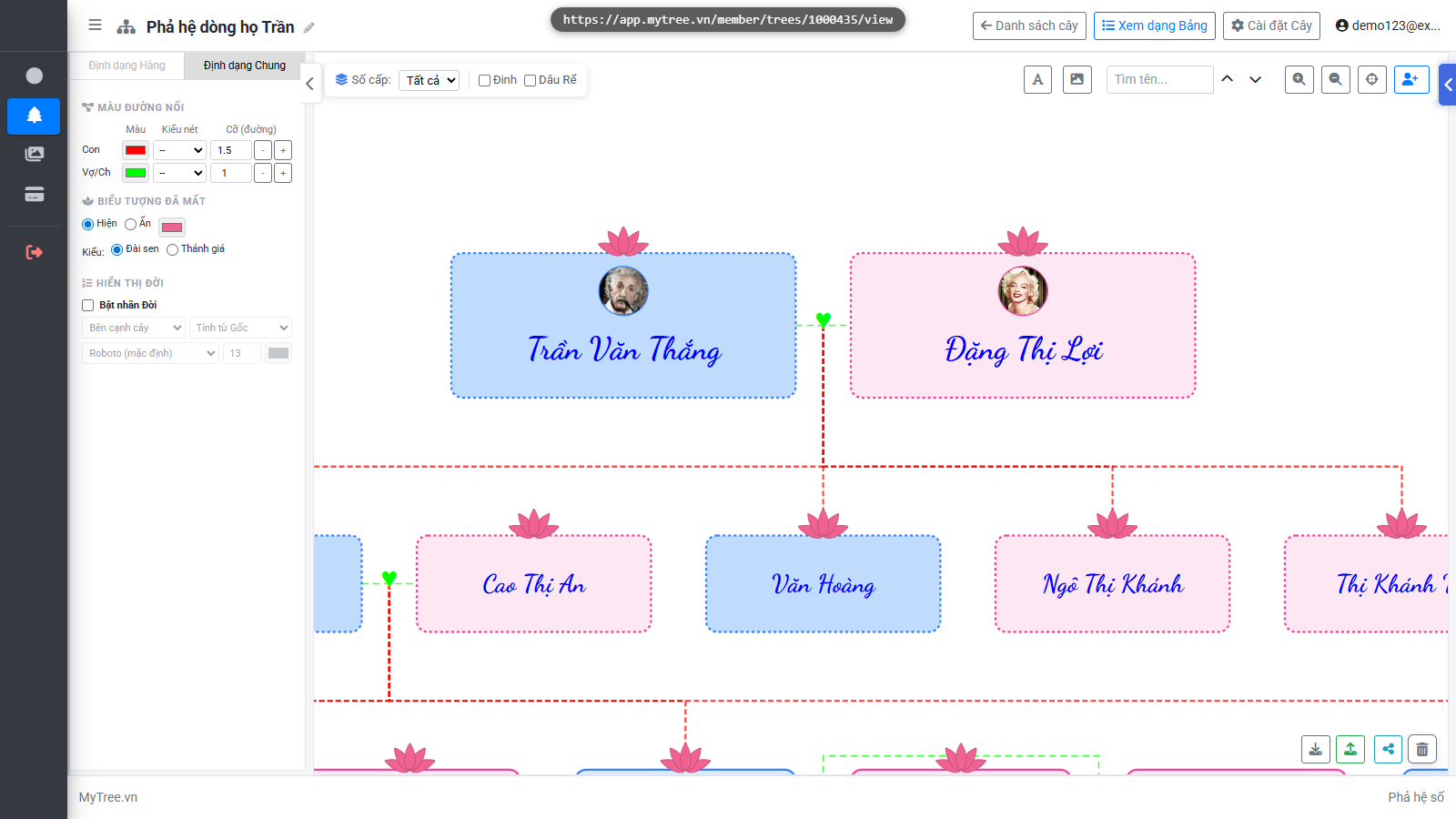 Giao diện MyTree 17